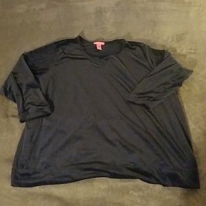 Woman Within Velour Sweatshirt